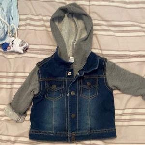 Jean jacket hoodie